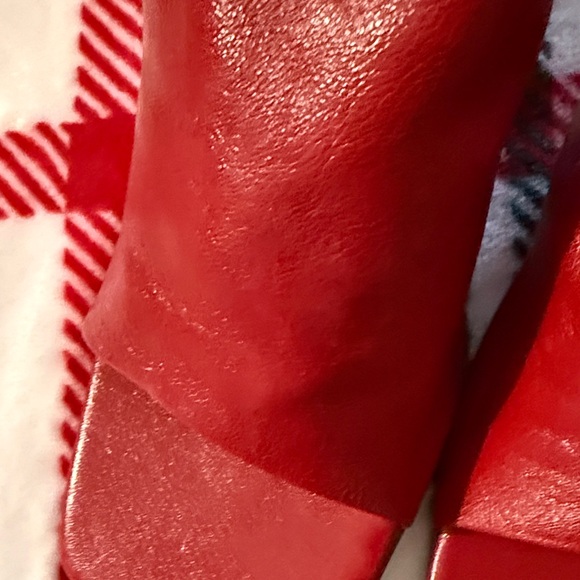 Zara Red Leather Mules - Picture 5 of 5